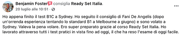 Recensione positiva Ready Set Italia