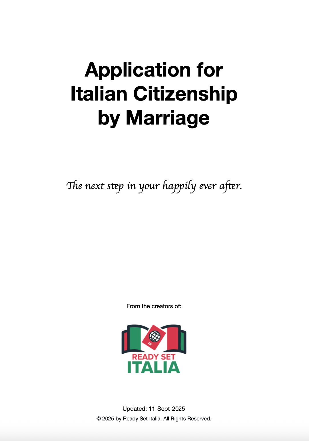 The Guide to Applying for Italian Citizenship by Marriage