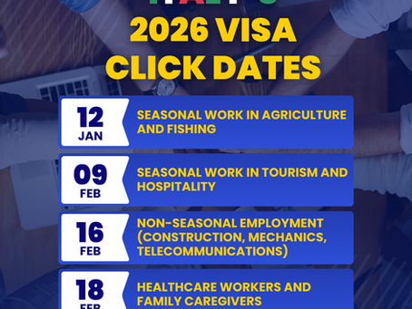calendar of dates to click on italian portal for work visas