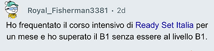 Recensione positiva Ready Set Italia