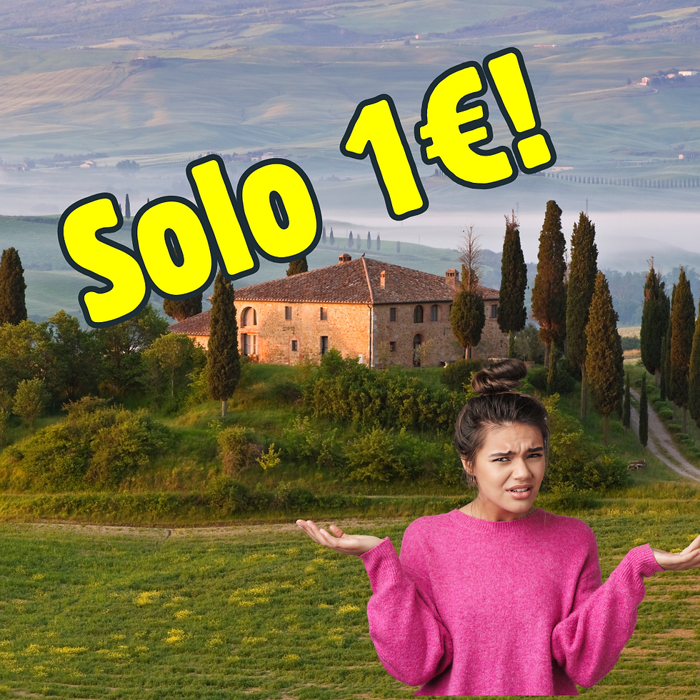 pubblicità per casa italiana a 1€