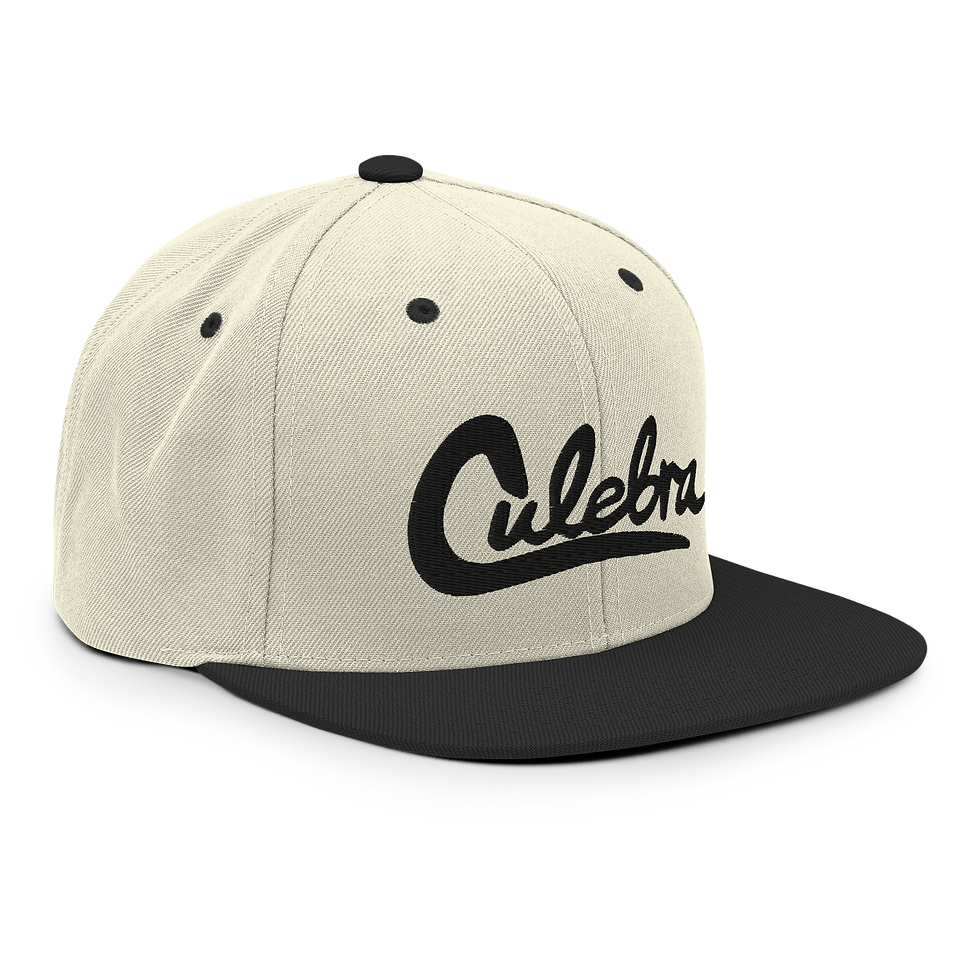 Thumbnail: Culebra Snapback Hat - Black Logo