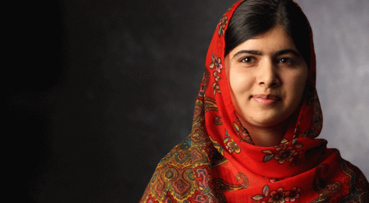 Malala Yousafzai “Mi sueño es que todos los niños en el mundo puedan ir a la escuela”.