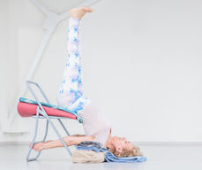 Shoulderstand with Chair and props