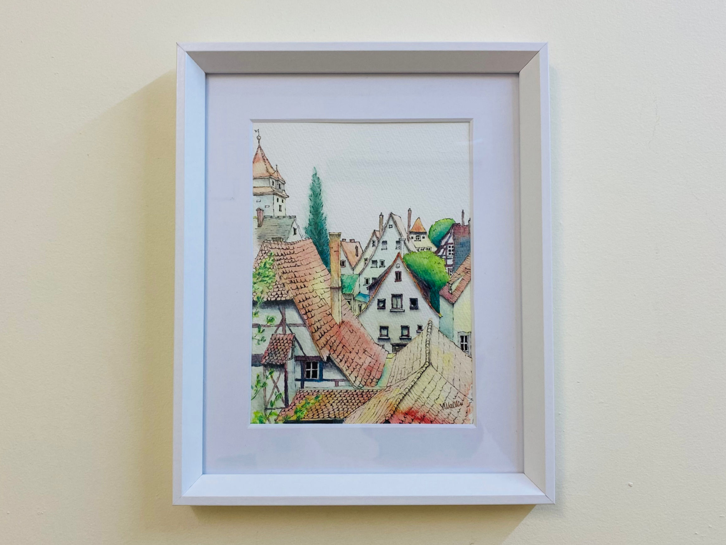 Where Light Rests - 6x8in Original Watercolour