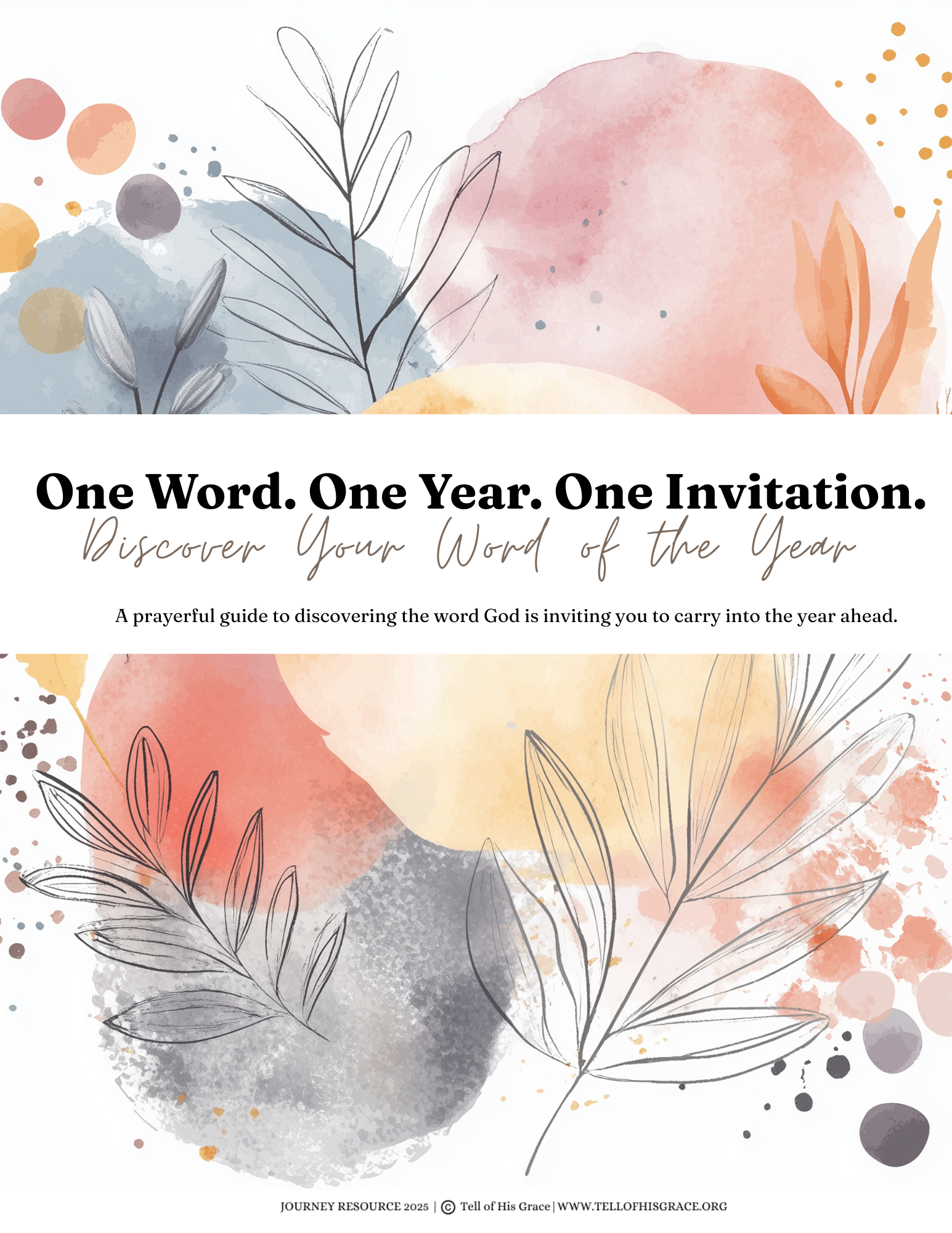 One Word. Once Year. One Invitation. Discover Your Word Booklet (2026)