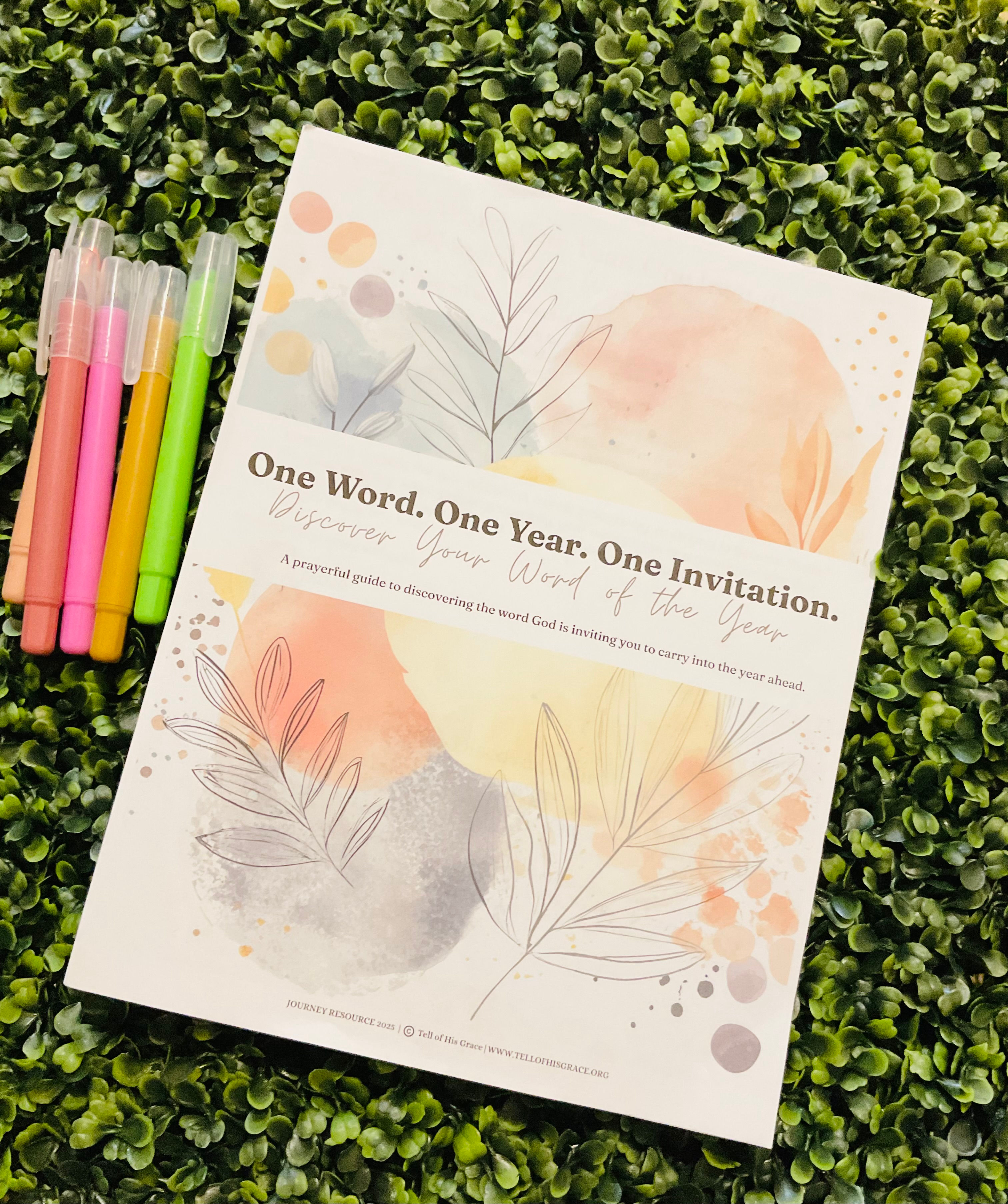 One Word. Once Year. One Invitation. Discover Your Word Booklet (2026)