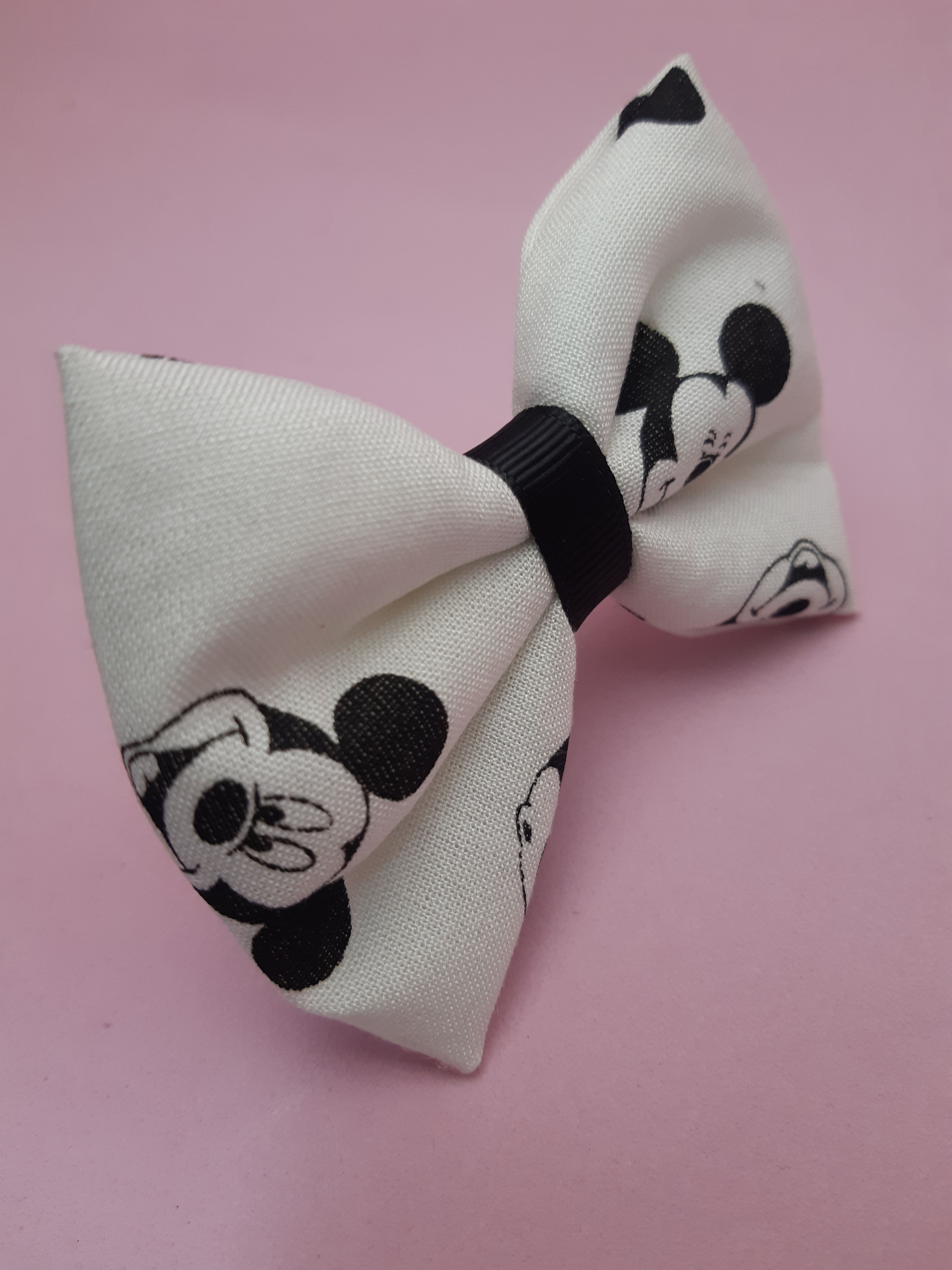 Gravata Mickey branco