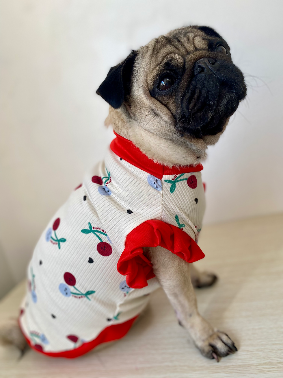Miniatura:  Regatinha fru fru doce cereja