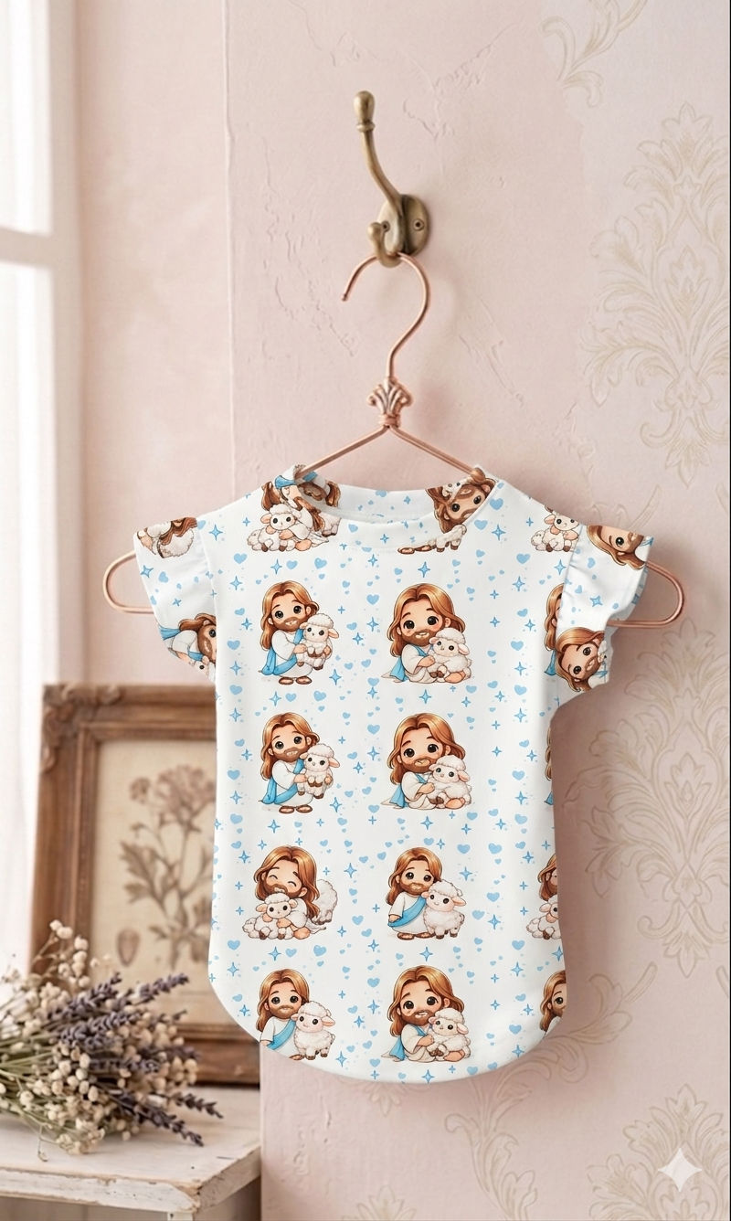 Blusinha regata fru fru Fé II