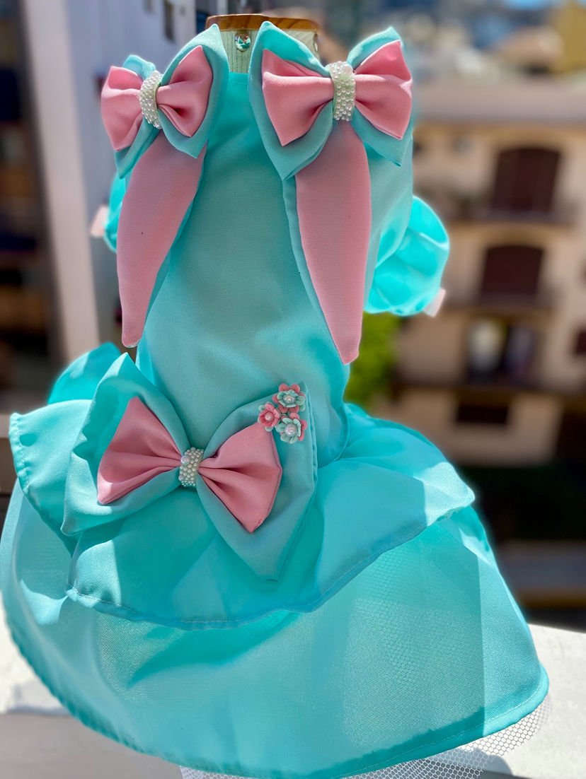Miniatura: Vestido coelhinha perolada Verdinho