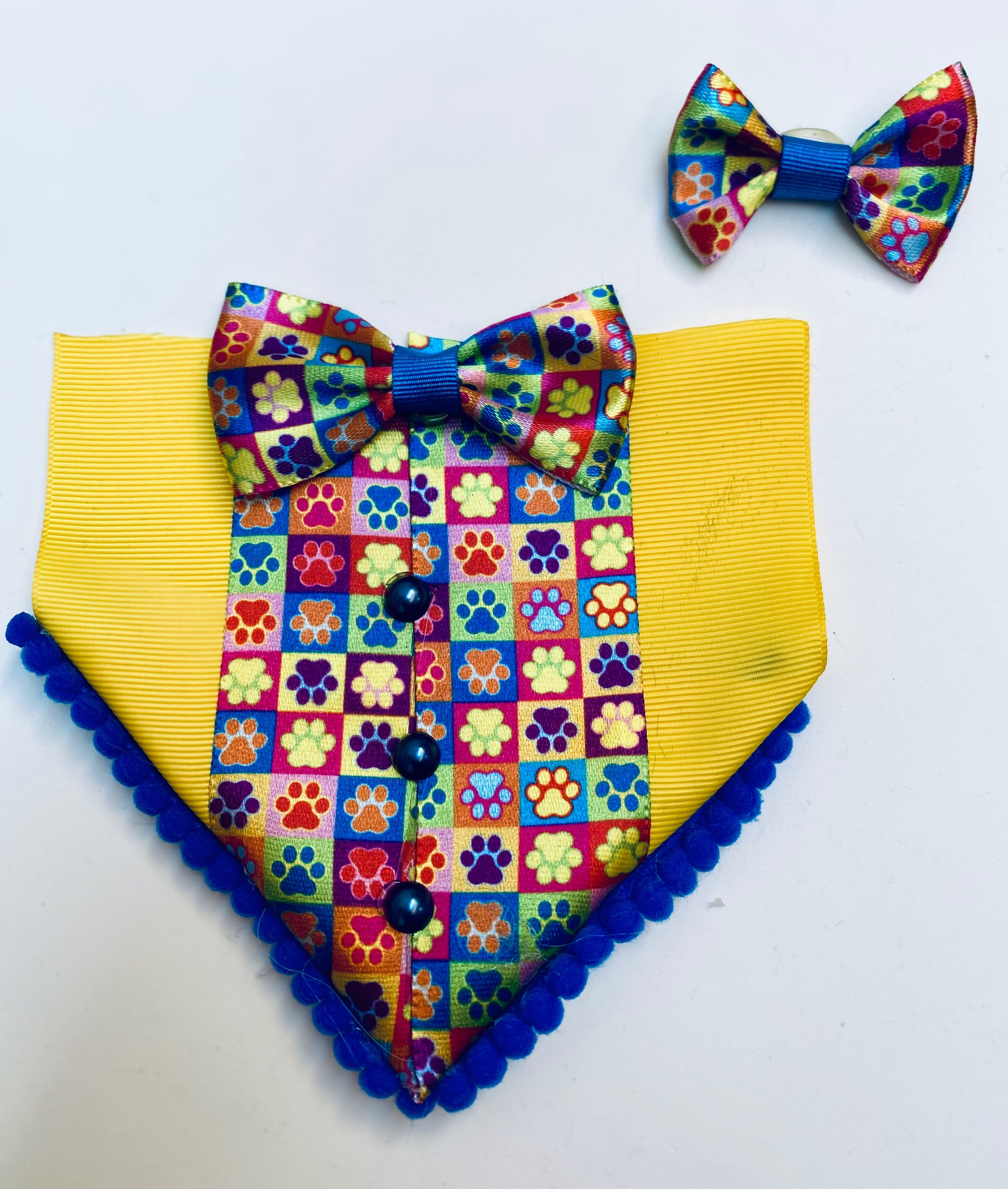 Kit bandana pegadas/ 3 unidades