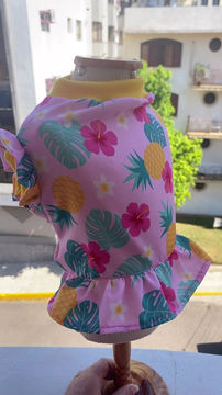 Miniatura: Mini blusa fru fru abacaxi