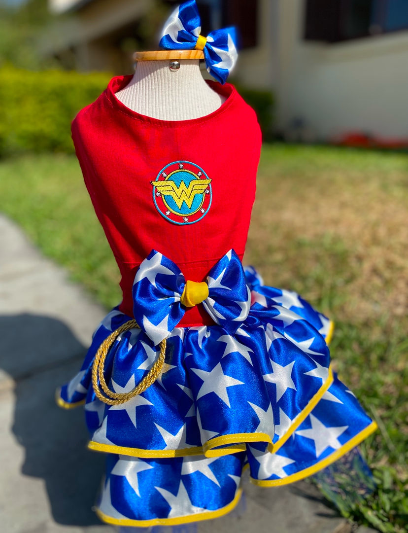 Vestido Mulher maravilha