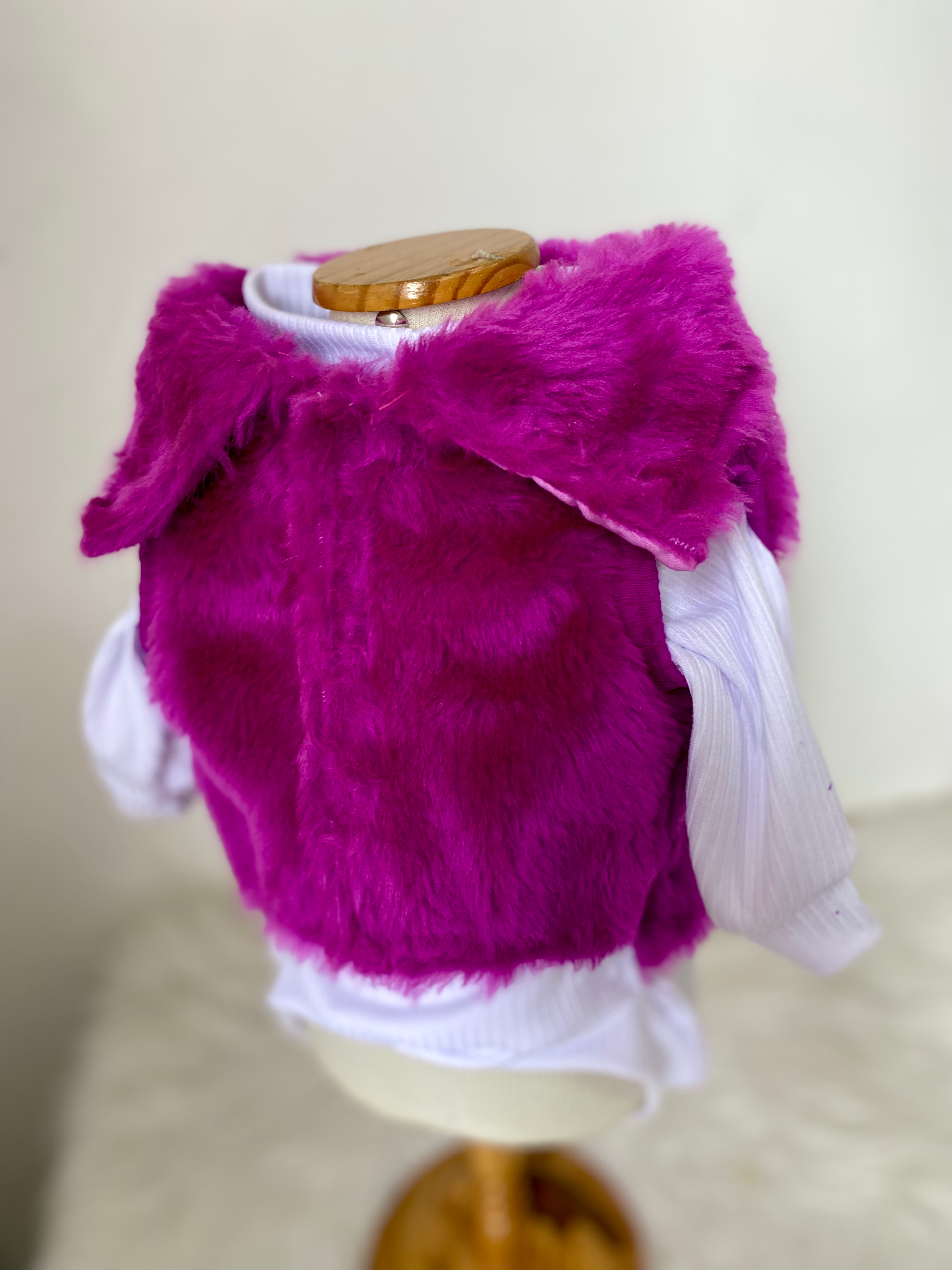 Colete de pele / sintética