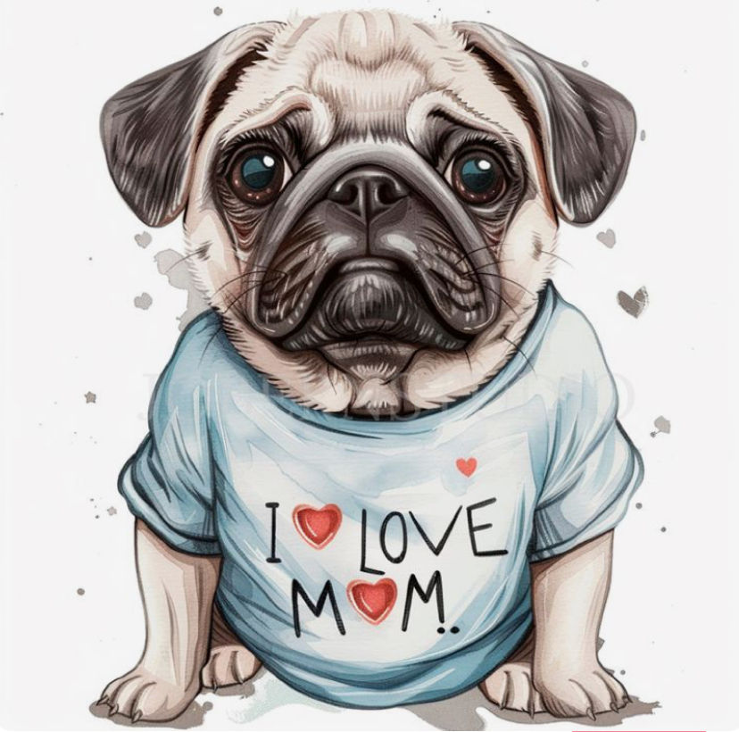 Miniatura: Bandana I love mom II
