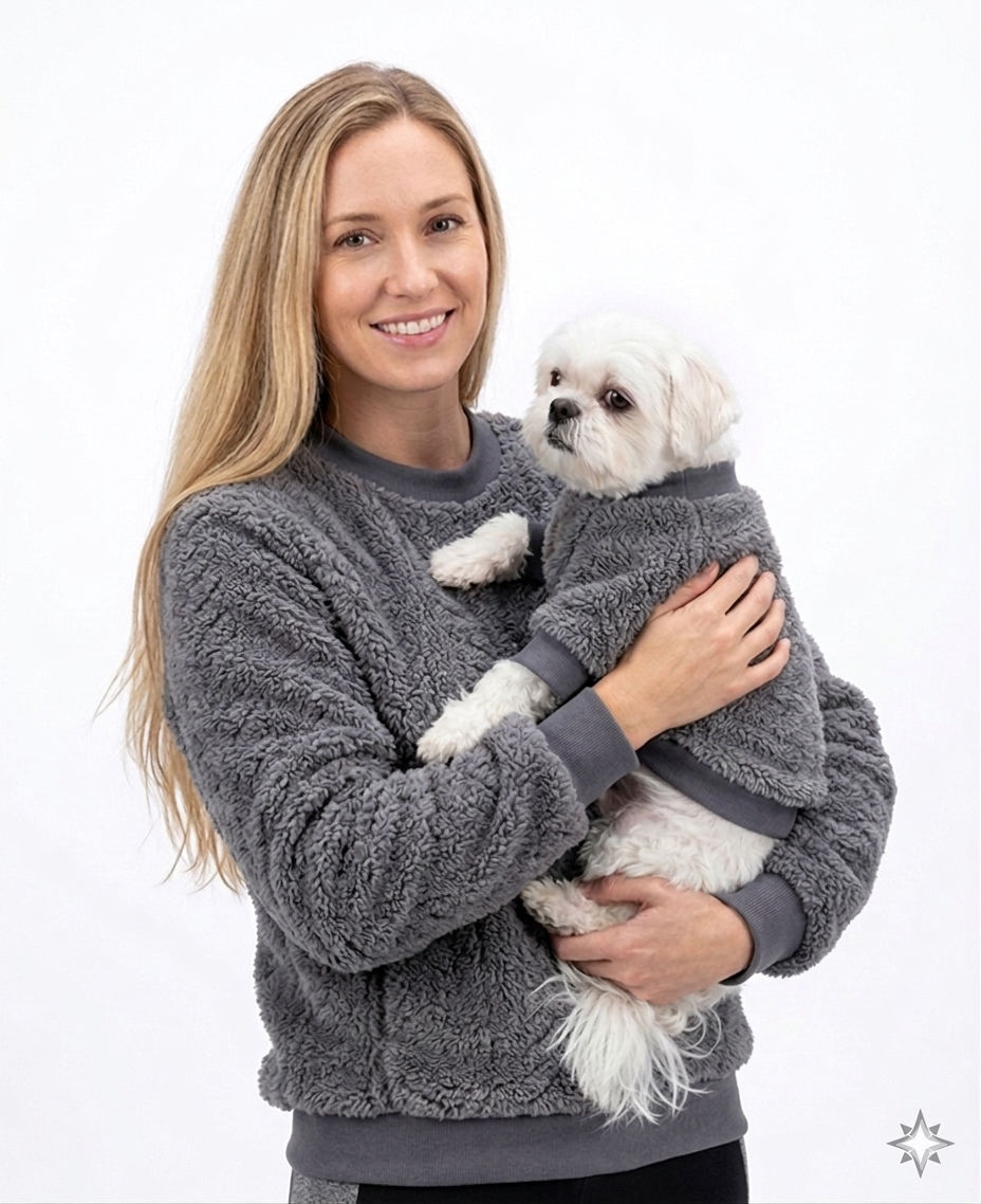 Moletom Premium trama cinza