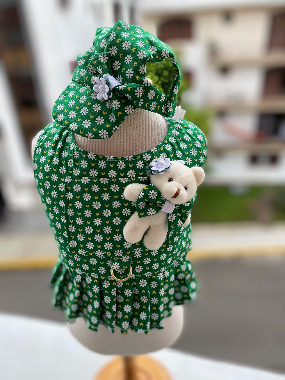 Miniatura: Peitoral ursinho floral 