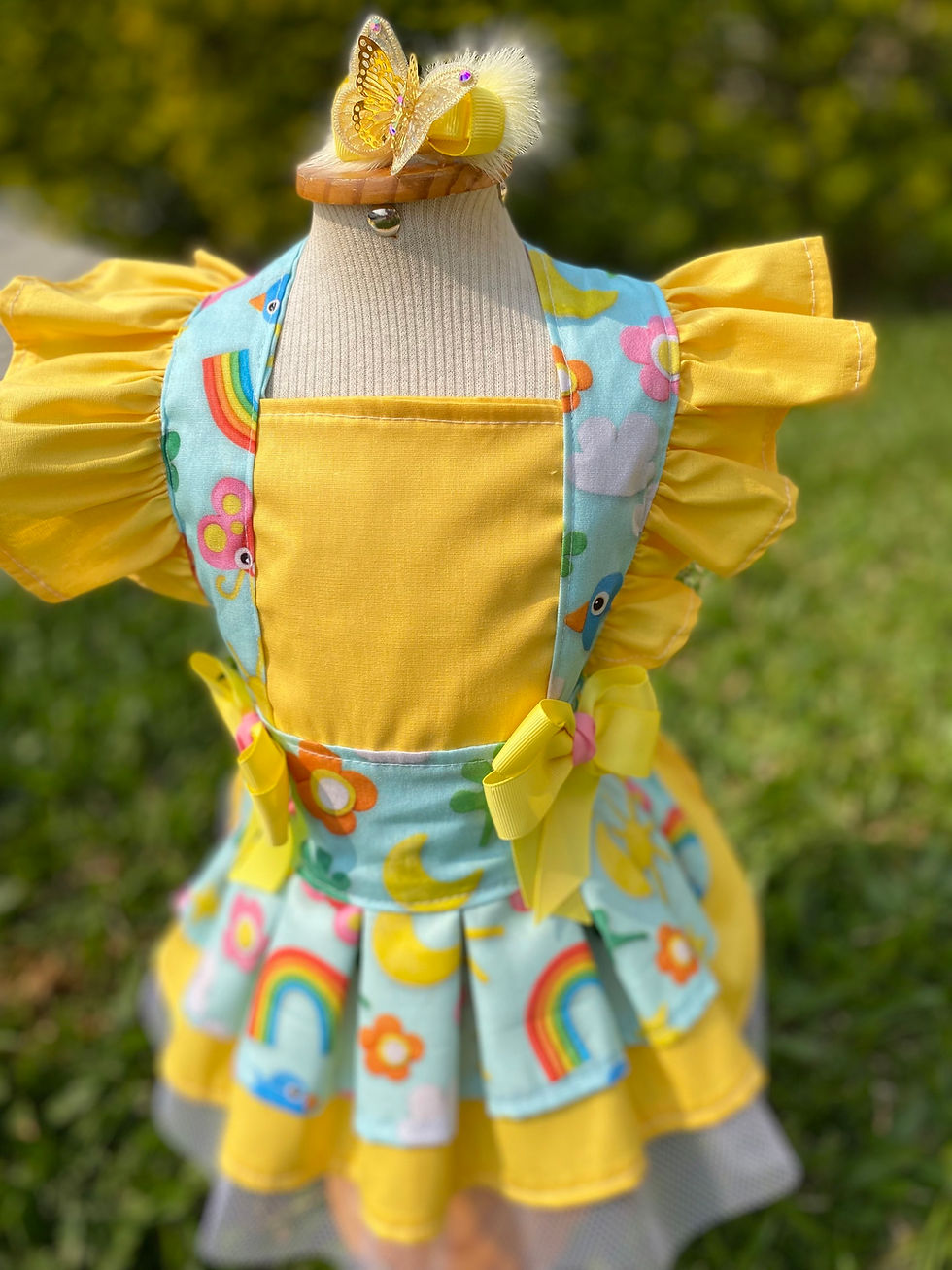 Miniatura: Vestido jardins