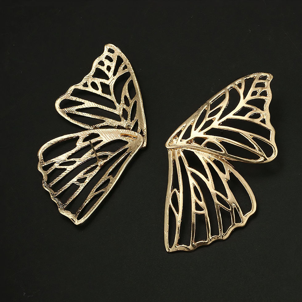 Thumbnail: Butterfly -Silver Earrings