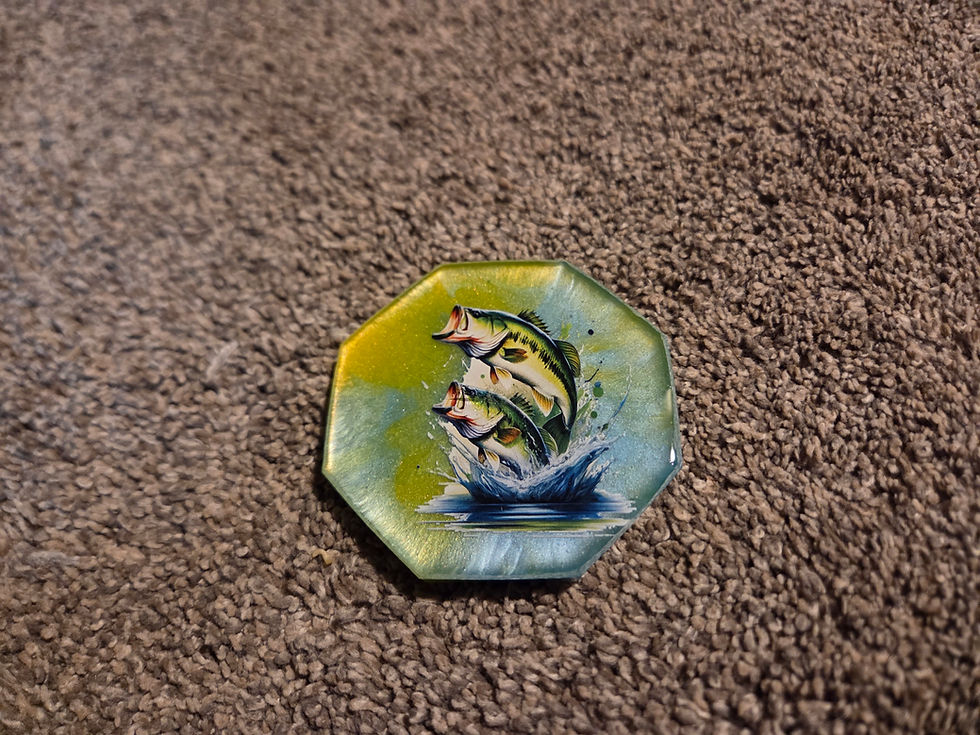 Thumbnail: fish coaster set