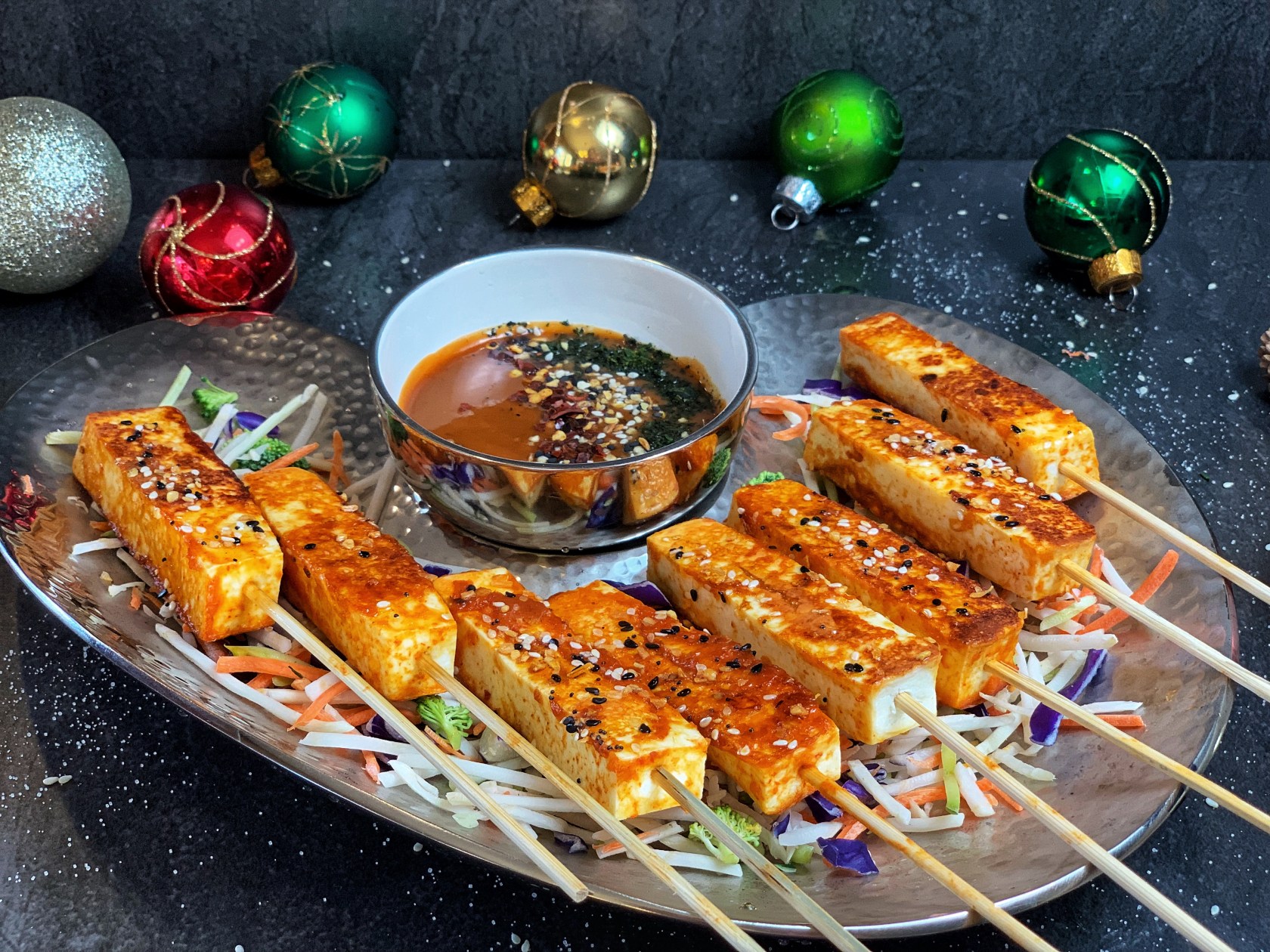 Sesame Paneer