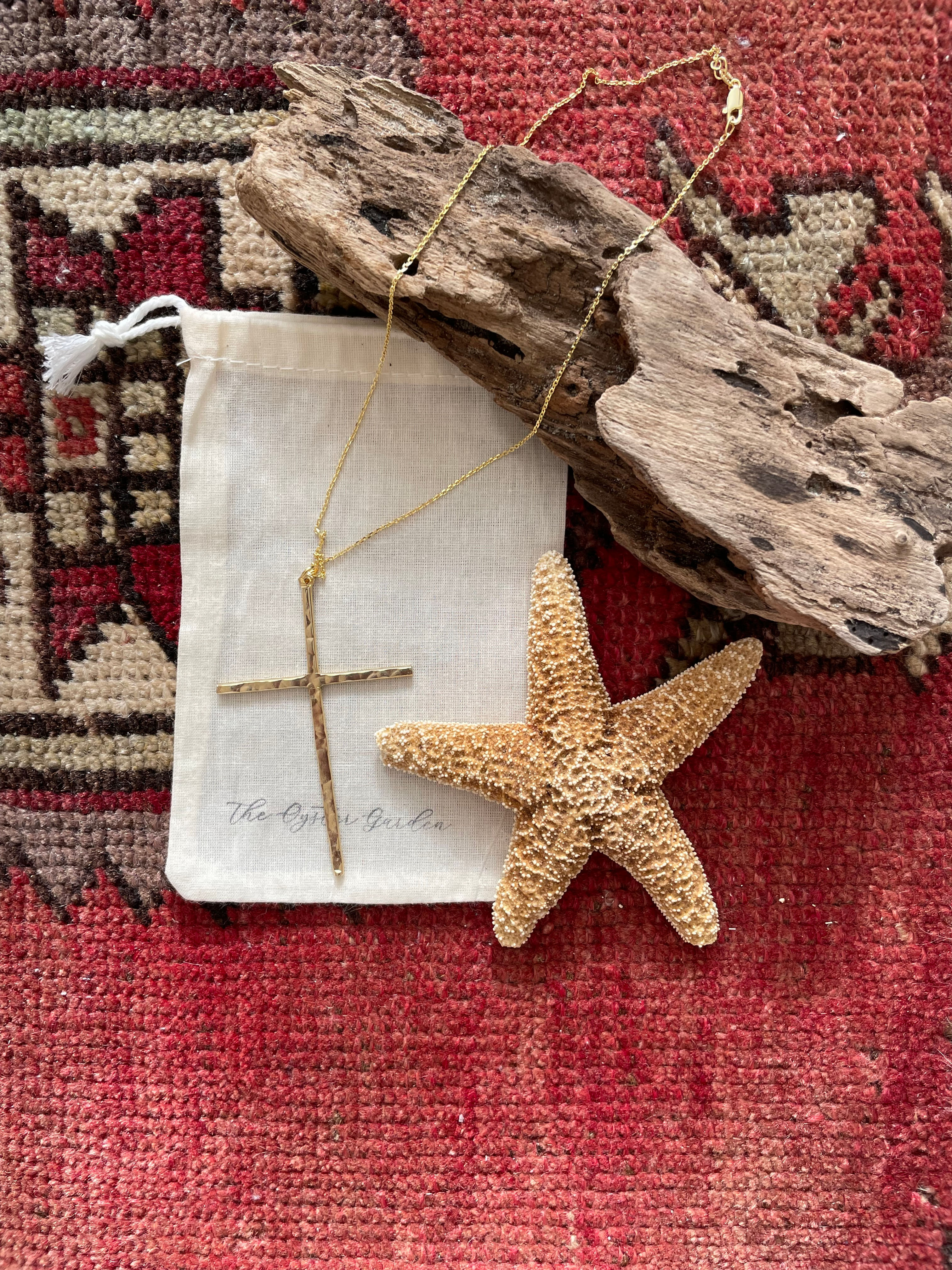 Golden Cross Necklace