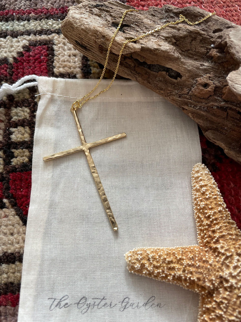 Thumbnail: Golden Cross Necklace