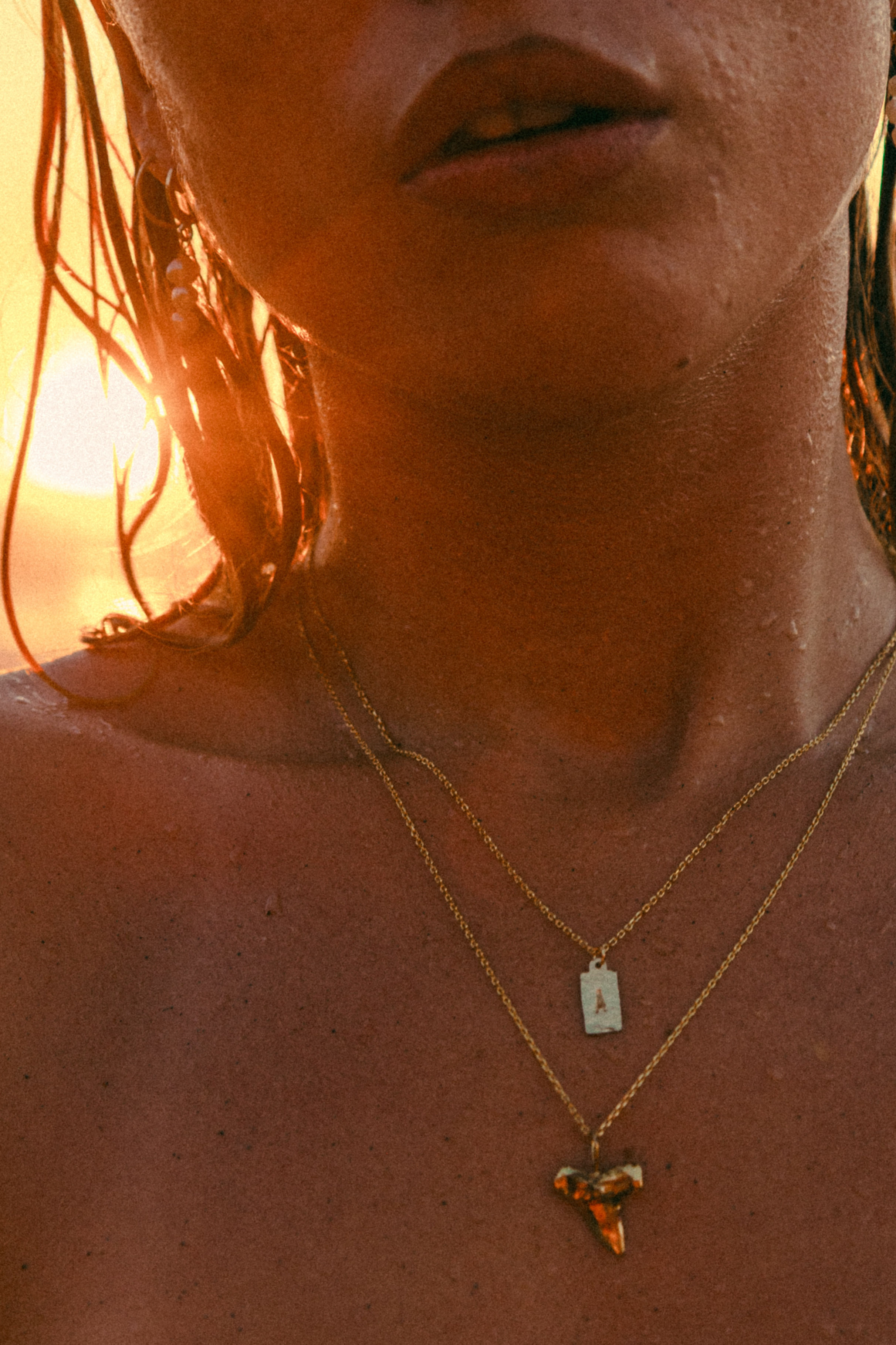 “Circe” Initial Charm Necklace 