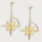 Let The Star Guide you Compass Star Earrings