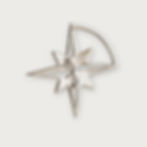Let The Star Guide you Compass Star Brooch