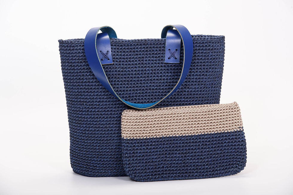 Thumbnail: Crochet Handbag and Purse by THE BRITELINE®