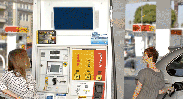 Service Details
One creative and unconventional OOH tactics is to place ads in gas stations using the space in the gas pump or gas tanks as advertising space.
Gas stations can employ its stage of 24hr availability as a advertisement tool. Hundreds of vehicles visit a gas station every day for refilling.