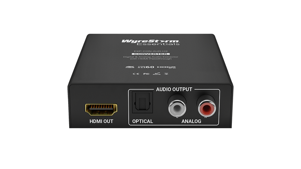 תמונה ממוזערת: RCA, אופטי ו-HDMI חולץ אודיו איכותי ווירסטורם- אחורי