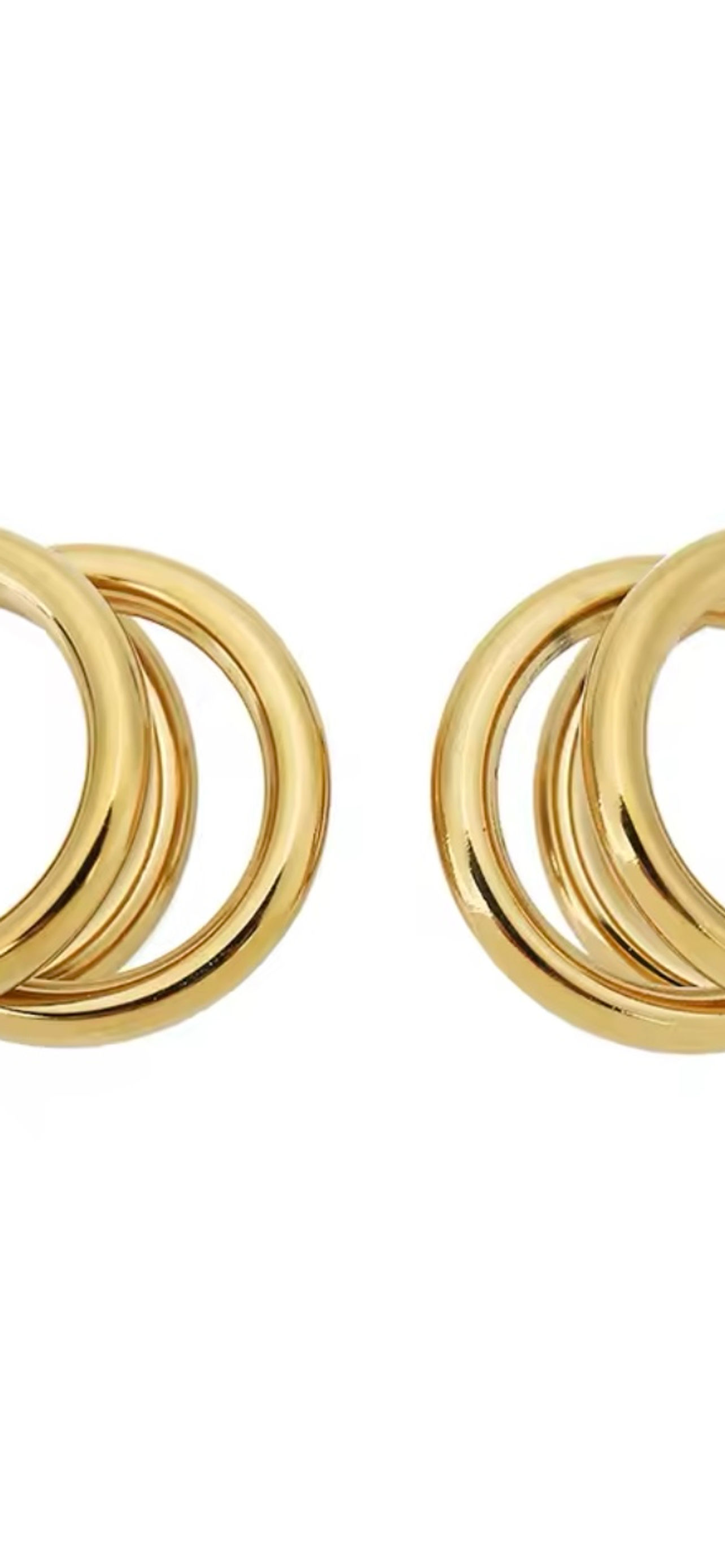 Gaia hoop earrings