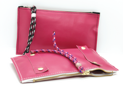 Bolsa de cintura / pele