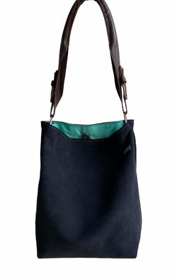 ColorfulBag / camurça azul escuro