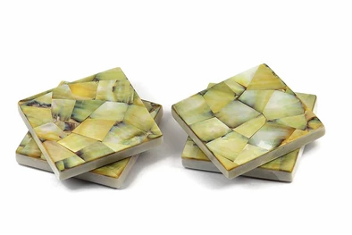 थंबनेल: Yellow Mother of Pearls Inlay