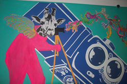 Mural estudio San Telmo