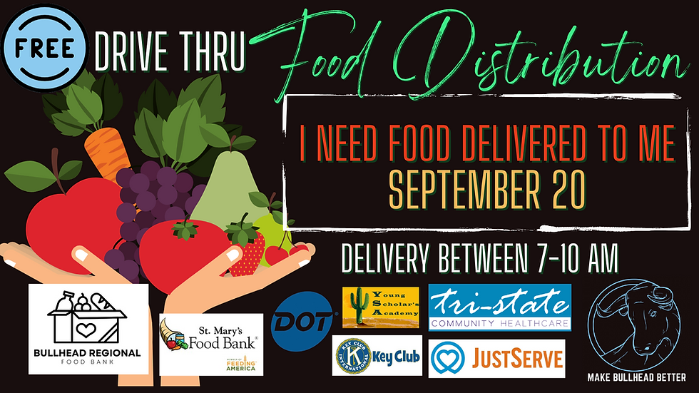 Food Delivery to Home Bound - Sept 20