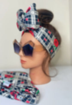 Red Diamond Silk Scarf