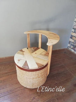 Chaise pouff