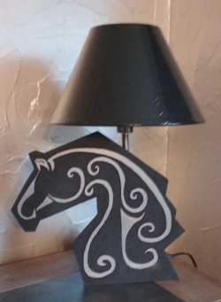 lampe chevet cheval