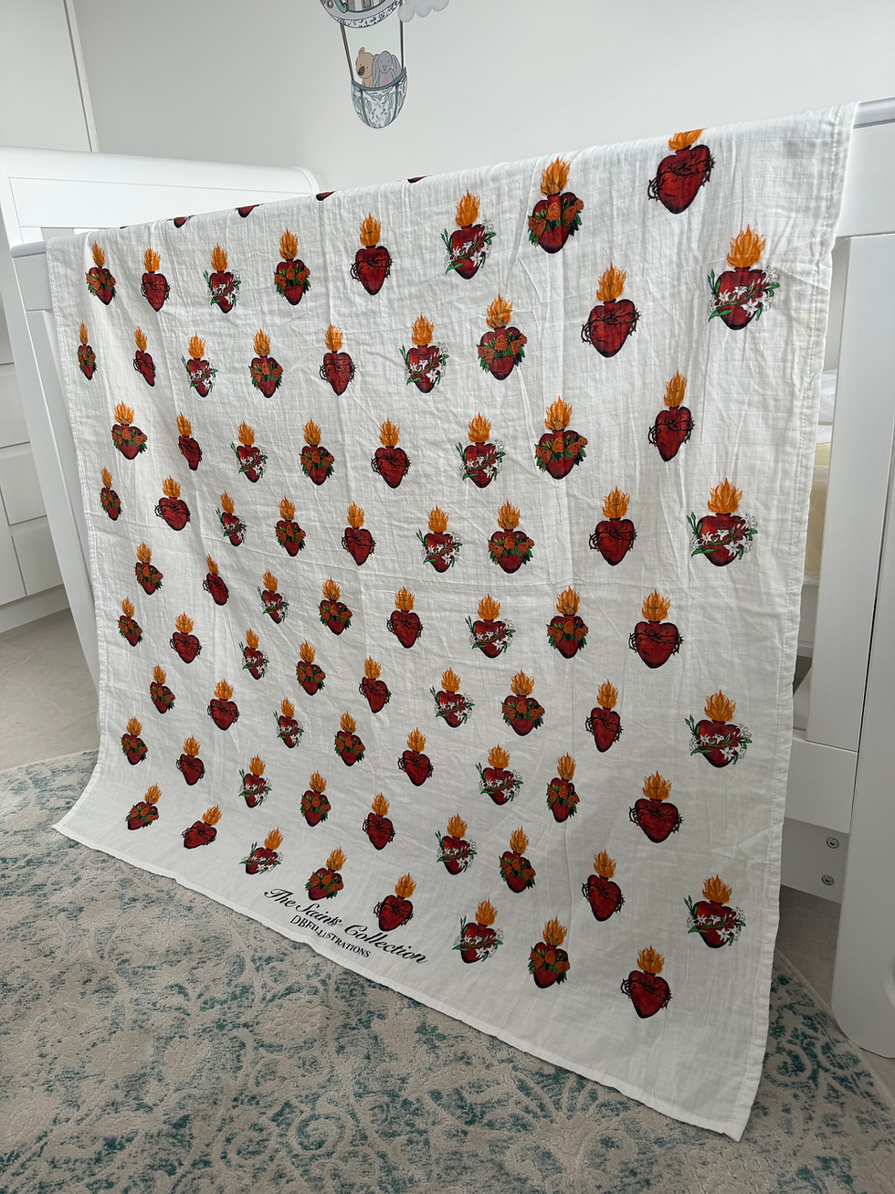 Thumbnail: Jesus, Mary, Joseph Sacred Hearts Wrap