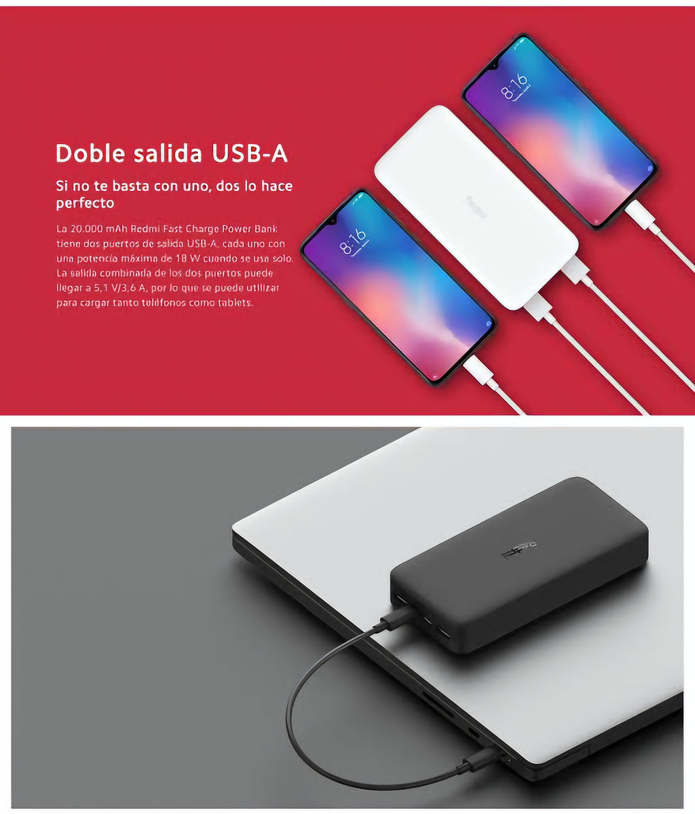 Miniatura: Power Bank 20000 mAh