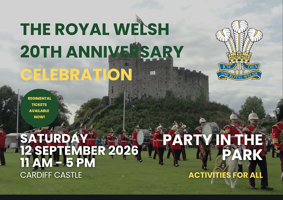 The Royal Welsh 20th Anniversary Celebration: Party in the Park at Cardiff Castle