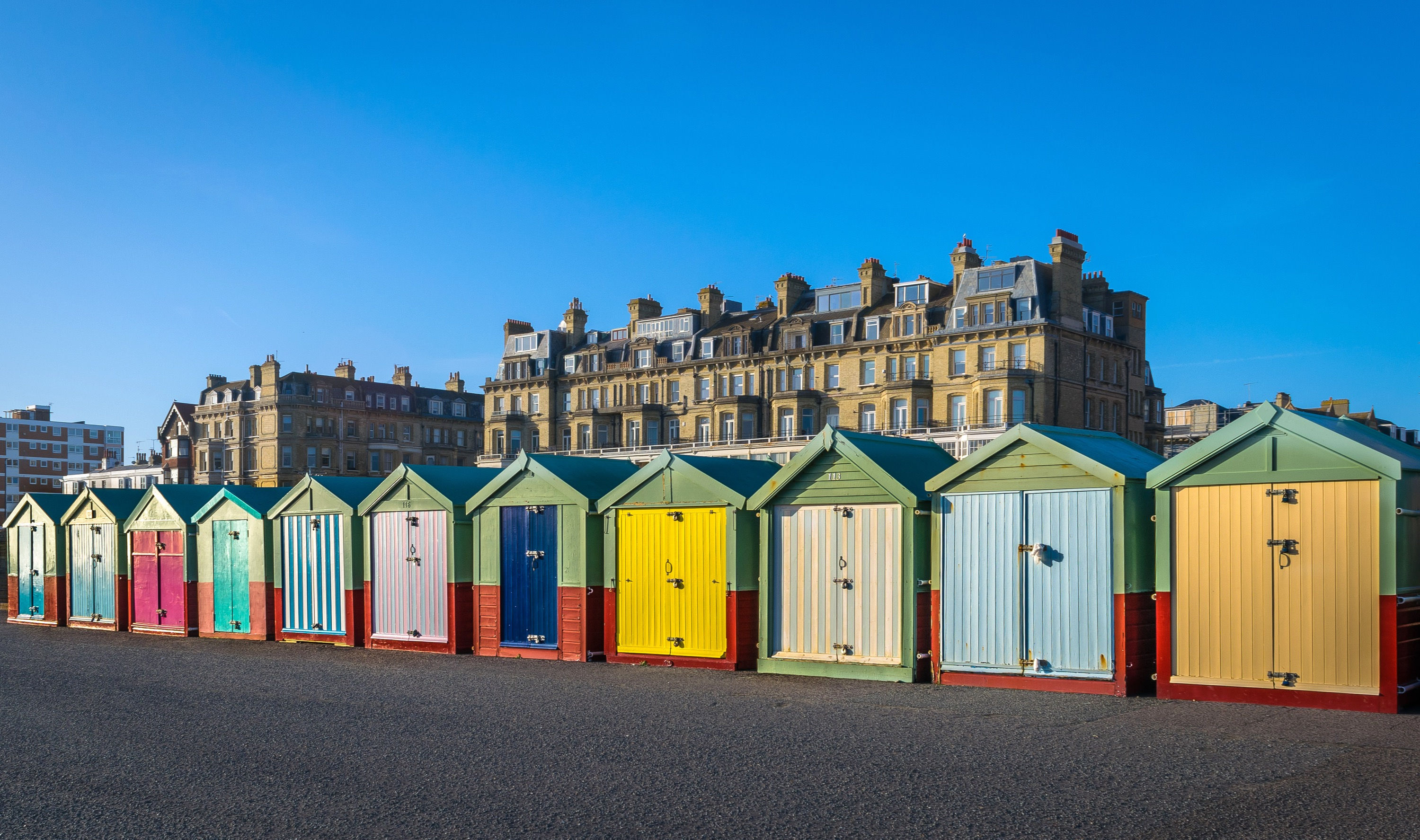 Colourful Beach Huts, Hove