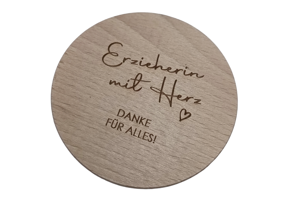 Miniaturbild: Glasbehälter mit Bucheholzdeckel