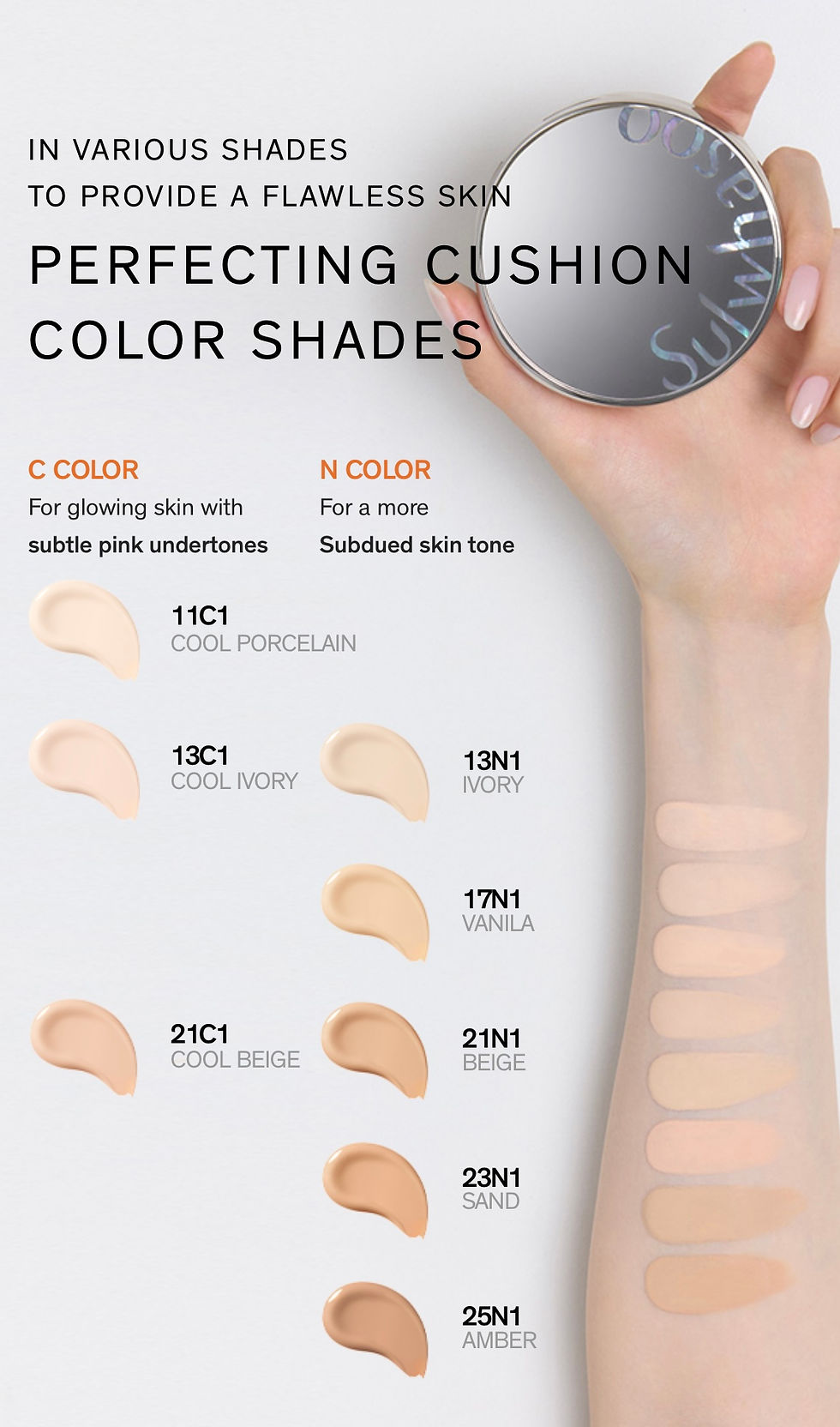 Thumbnail: Sulwhasoo Perfecting Cushion with Refill SPF50+ PA+++ - 15g*2 - 2023 Edition