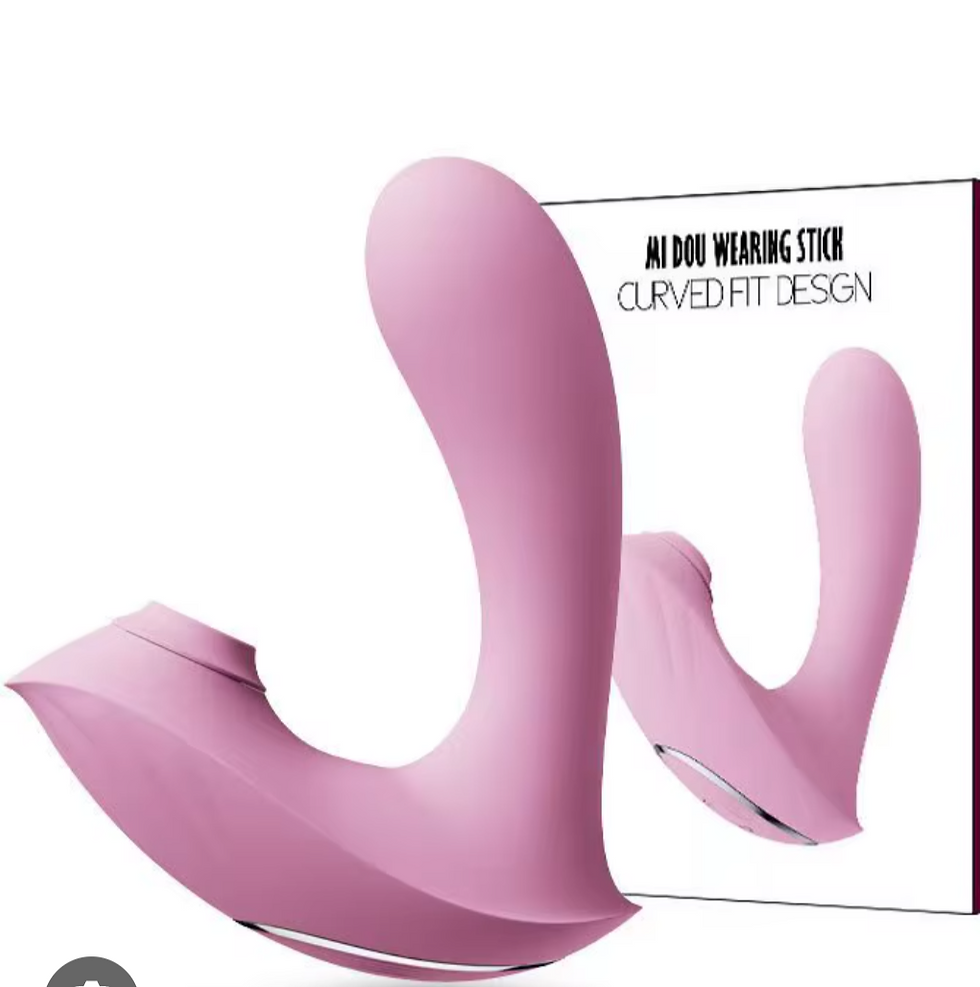 Vibrador Sugador de clitores com penetrador